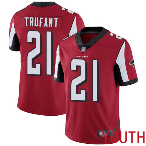 Atlanta Falcons Limited Red Youth Desmond Trufant Home Jersey NFL Football #21 Vapor Untouchable